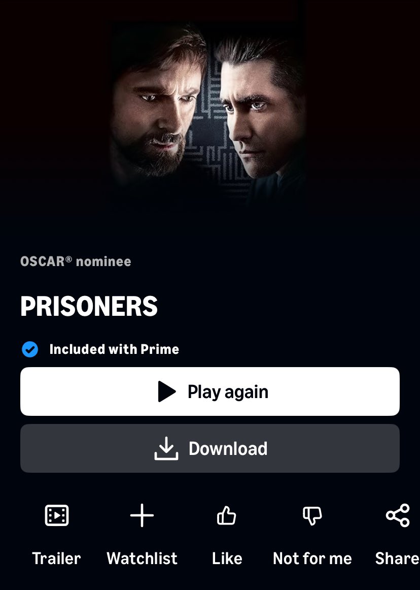 TeraMeraReview's tweet photo. #Prisoners movie =2013

The movie is a bit slow but the acting of all the actors is good specially #JakeGyllenhaal, the whole movie remains interesting because of this man, movie ki ending bhi achi hai , actually mene es movie ko enjoy kiya mujhe passnd aiy🍿☺️ https://t.co/IPFPDsmFSv