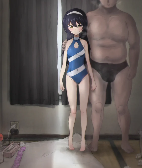 女の子がこういう異常空間にいる絵が好きという話 