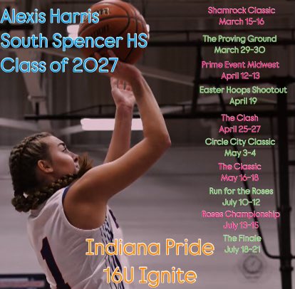 Looking forward to kicking off my AAU season this weekend! Here’s my schedule for the 2025 season. <a href="/InPrideBba1909/">InPrideBballMedia</a> <a href="/cbmeadow/">Charlie Meadows</a> <a href="/coachroncarter/">CoachRonCarter</a> <a href="/CoachTRail/">Sam Terrell</a> <a href="/coachbeckett/">IGBRR Hoops</a> <a href="/PGHIndiana/">Prep Girls Hoops Indiana</a> <a href="/SWI_Sports/">SW Indiana Sports</a> <a href="/kylesokeland/">Kyle Sokeland</a> <a href="/riseupsports1/">Rise Up Sports Media</a> <a href="/SSHS_Rebels/">South Spencer Athletics</a> <a href="/CoachJoshDavis/">Josh Davis</a>
