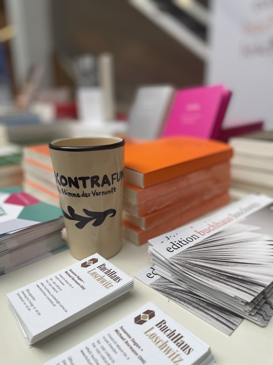 Tausend Tage KONTRAFUNK! Gefeiert wird in Berlin mit Hörern, Autoren, den Funkern und auch mit einem Büchertisch von uns.