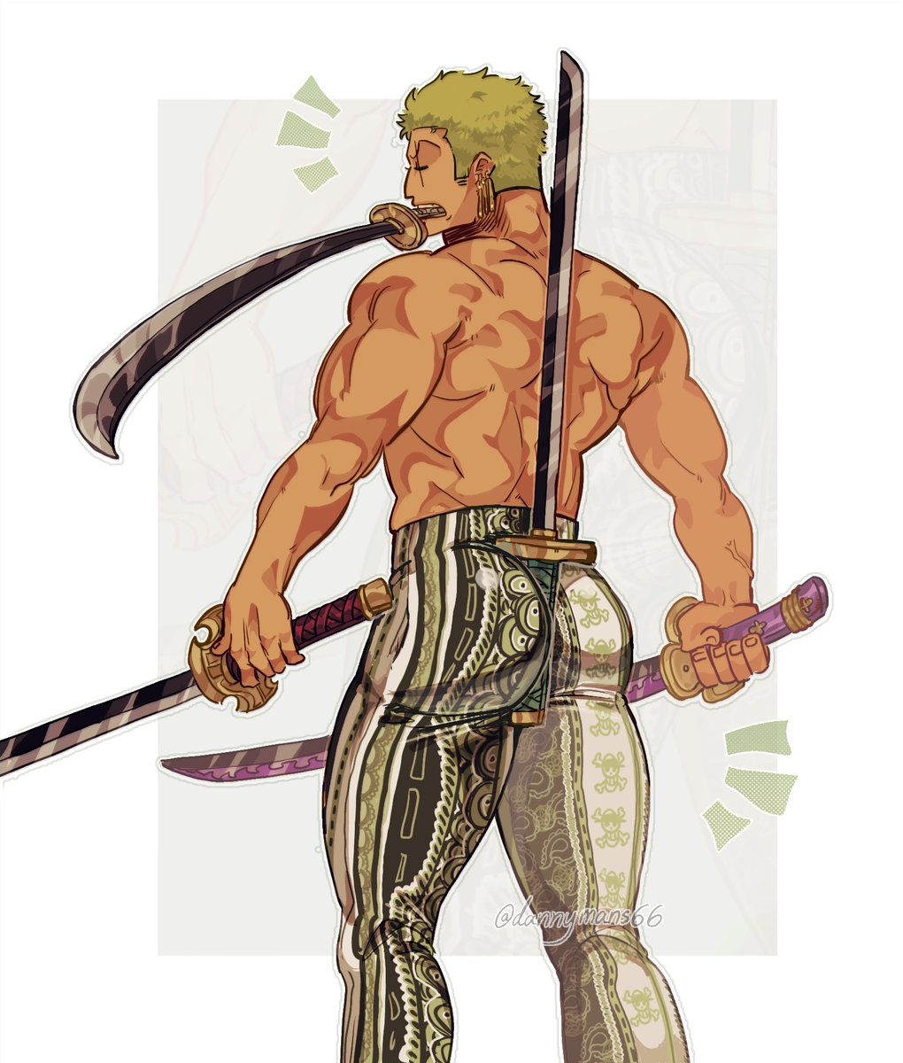 5 sword style in THOSE pants, as promised  #ONEPIECE