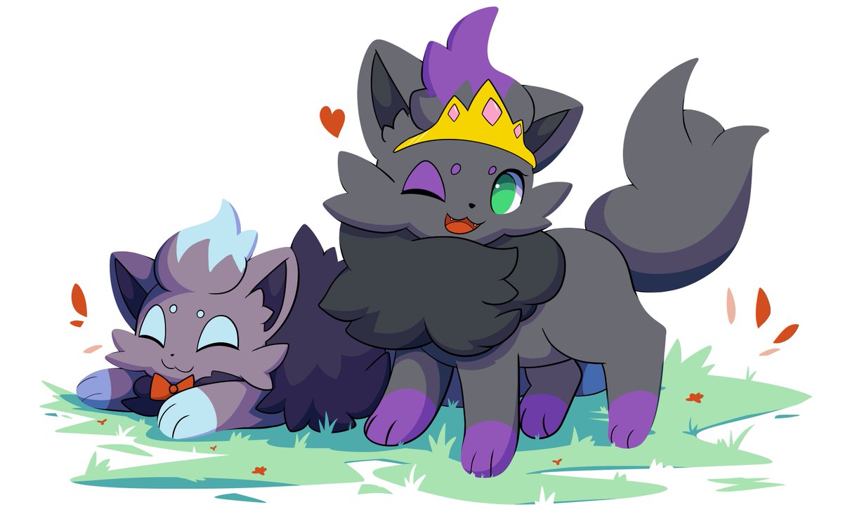 Apolozorua's tweet image. Friends💙💜