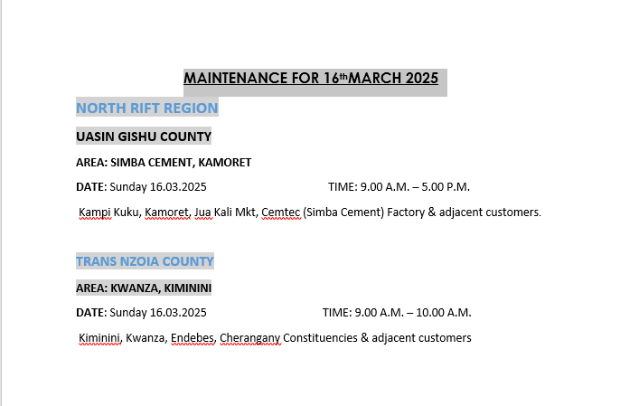 Kenya Power tweet media