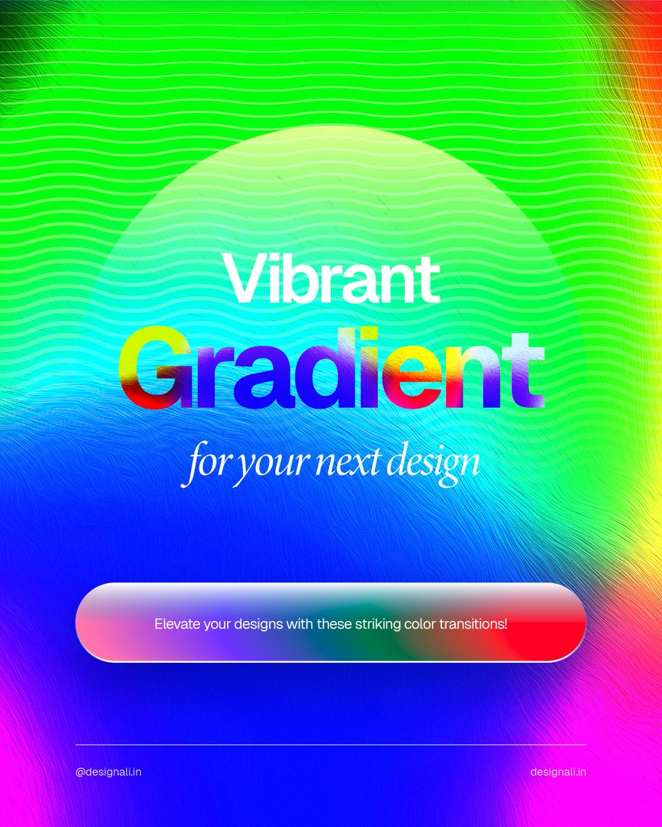 designali_in's tweet photo. 🌸 Vibrant Gradient for your next design.

https://t.co/crmGygXYsj

#designali #designinspiration #graphicdesign #colorpalette #gradient #DesignGuide #VisualIdentity #designinspiration #designtrends #graphicdesign #adobe #adobeillustratortutorial https://t.co/lHvAUlwtKB