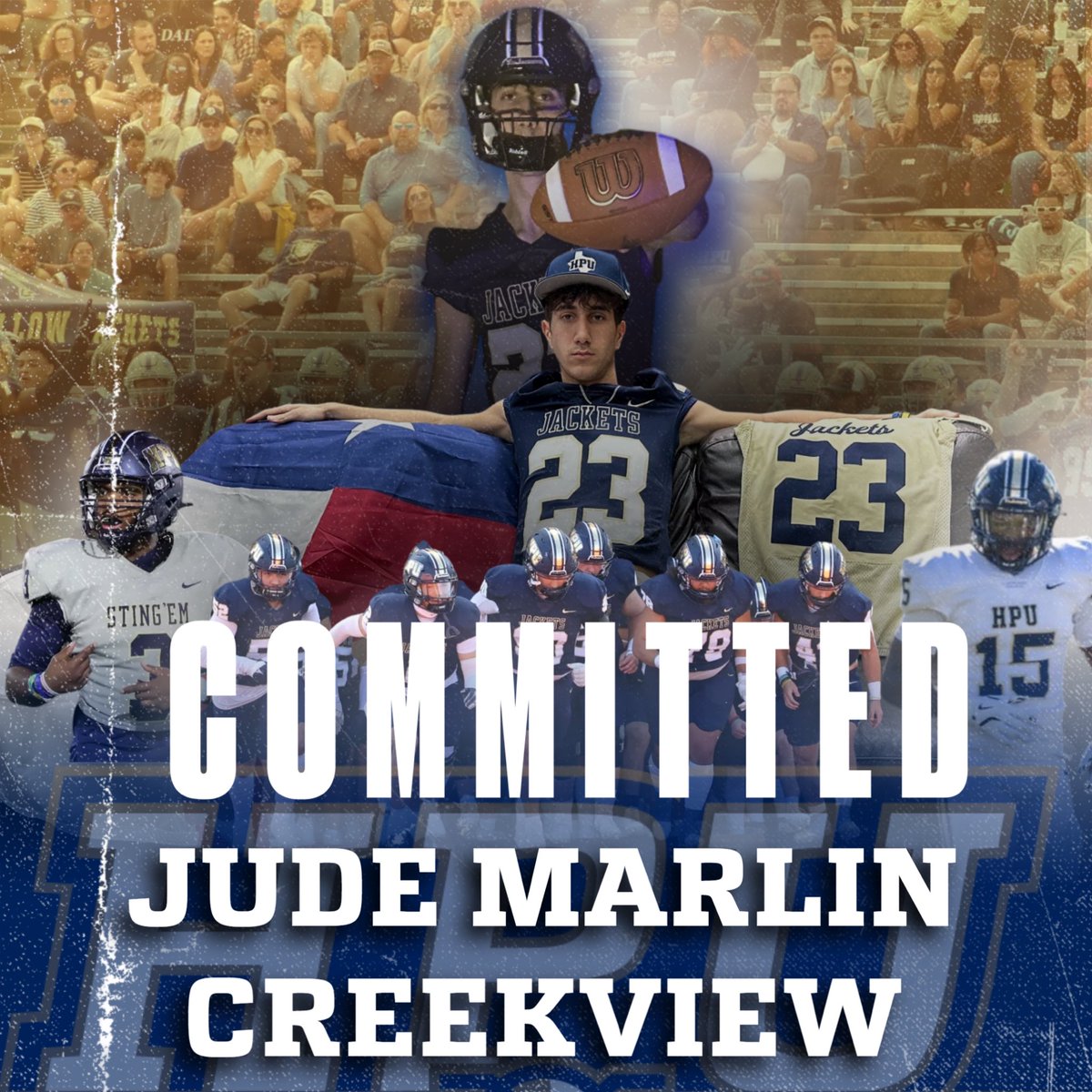 After Deep consideration I have decided to continue my athletic career to <a href="/HPUFootball/">Howard Payne University Football</a>. Would Like to thank <a href="/CoachRCollins/">Coach Reed Collins</a> for this opportunity. Ready to Work.
<a href="/coach_long1/">Coach Michael Long</a> 
<a href="/coachsmallz7/">Gabe Smallwood</a> 
<a href="/CoachOrtiz1/">CoachOrtiz</a>