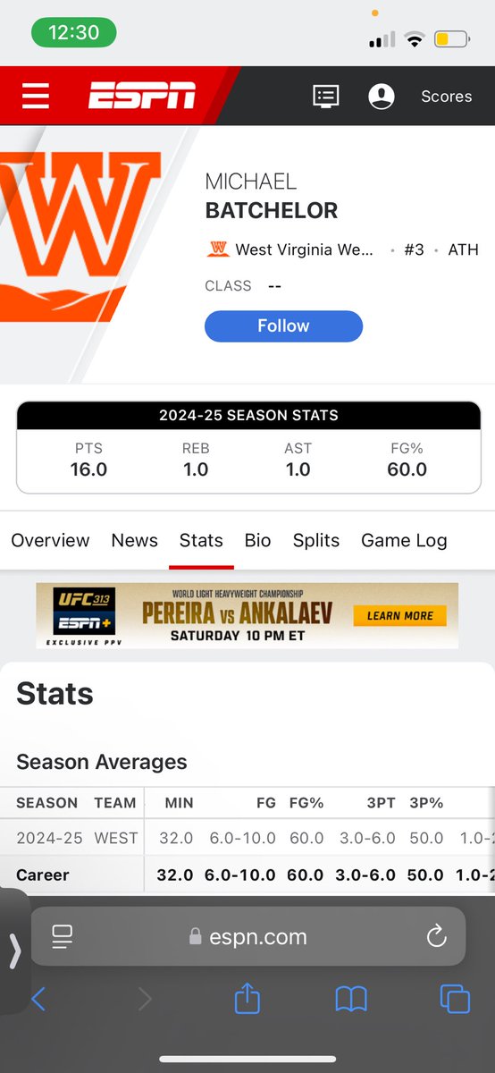 Michaelbatch23's tweet image. Game film against Marshall University🚨

Stats: 16 points  6/10 FG  3/6 3pt
 (Led All Scorers)

6’2 190lbs Combo Guard