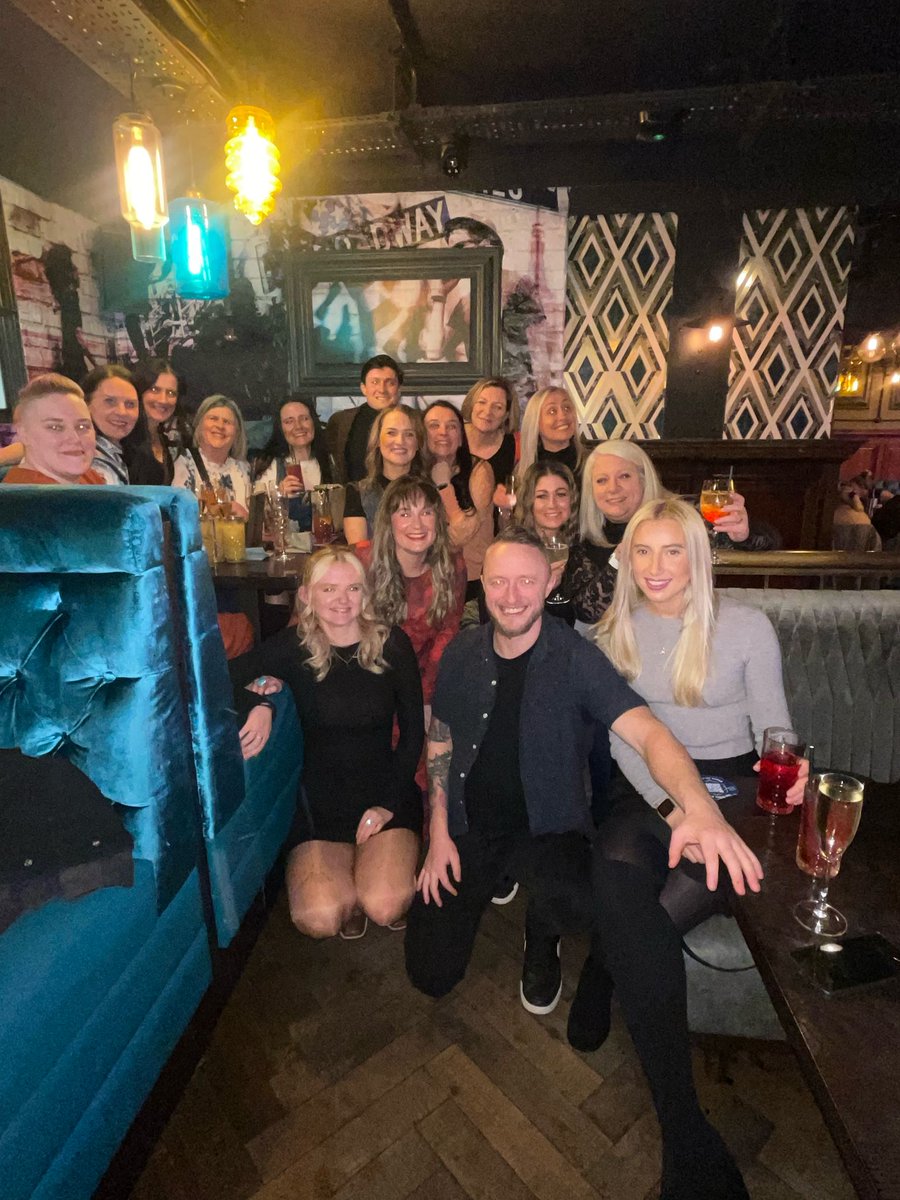 A fabulous Xmas night out with #TeamPurple... OT, PT, TA and the whole team! Amazing day/night of fun and team building xxx