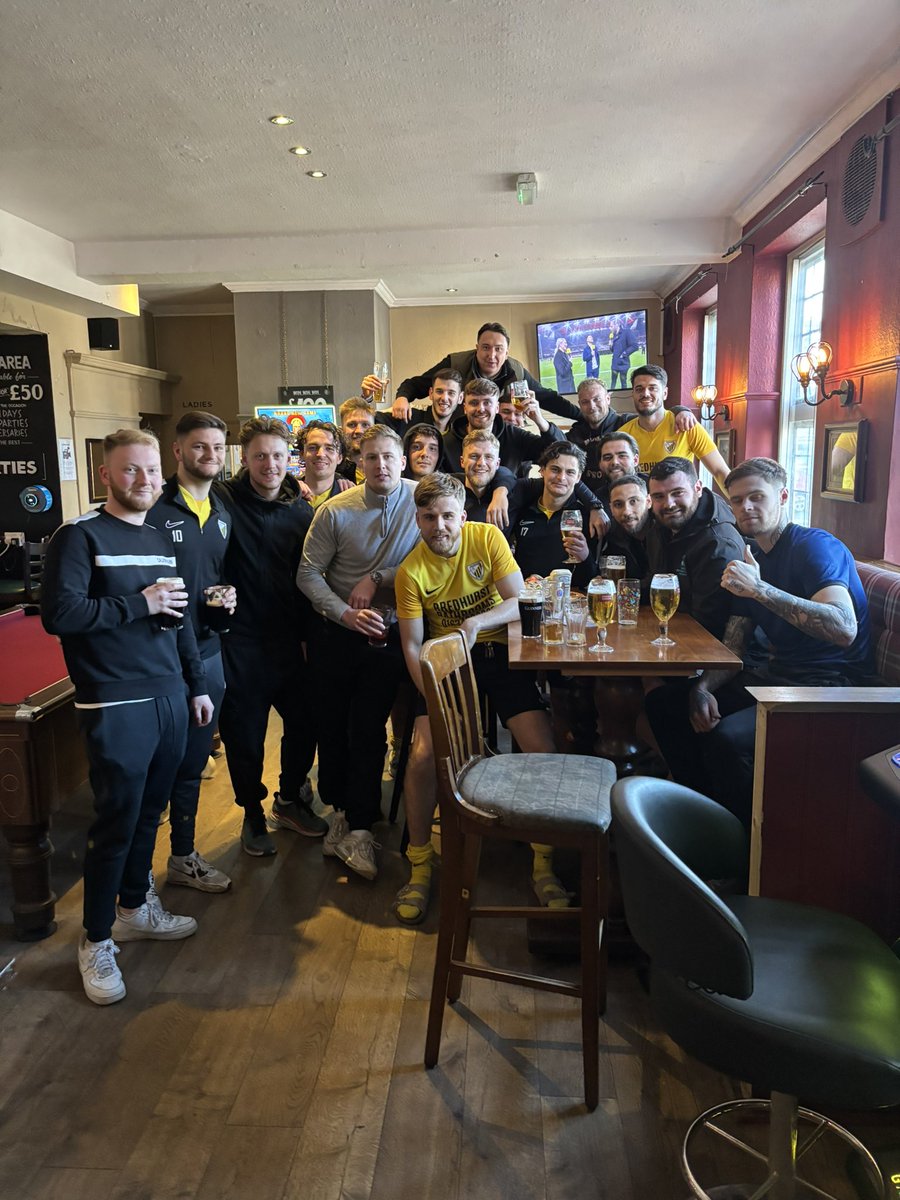 Just a pub team from Rainham, Kent cup finalist’s #englandsnumber1  #toolsbeforekickoff #whoneedsawarmup