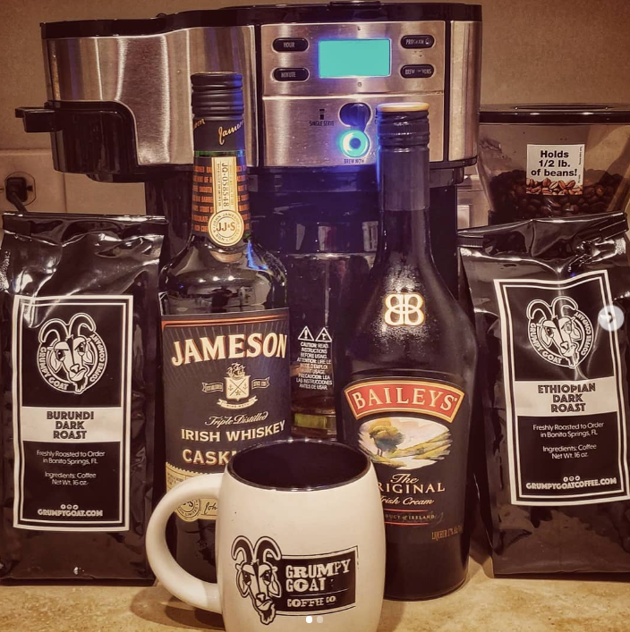 drinkgrumpygoat's tweet photo. Everyone is Irish on St. Patrick’s Day! Check out this coffee recipe which just might make you feel lucky! 

https://t.co/NyFdkXGXii https://t.co/HQRRDABztT