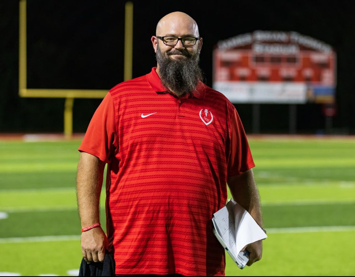 🔴⚫ Meet Coach Keith Milner ⚫🔴
With 15+ years of coaching (9+ at CCC), Coach Milner continues to lead our OLBs, shaping top talent like Johnny Newton &amp; Tyrique Harris.
"The commitment to excellence at CCC starts with effort—from everyone. Proud to be a Marauder!"