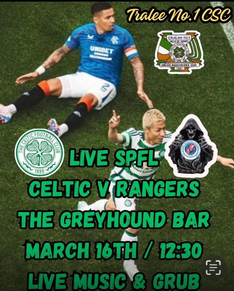 Join us  in The Greyhound Bar for a great weekend of sport, music, grub &amp; the craic😃!
Kerry v Armagh , Saturday and The Bhoyz v sevco on Sunday. A special 
Céad míle fáilte awaits all our friends from Armagh and especially
 Lurgan no.1 CSC. Safe Travels HH 🍀