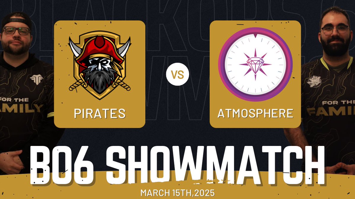 WE ARE LIVE!!

🏴‍☠️Davenport OpTic vs the 👾Lakeland Atmosphere

Twitch.tv/CapShotz