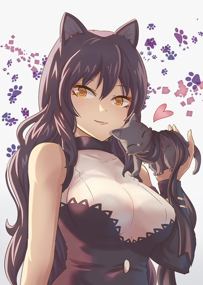 ブレイク・ベラドンナ 「猫とブレイク#RWBY 」|顔芸モアイのイラスト