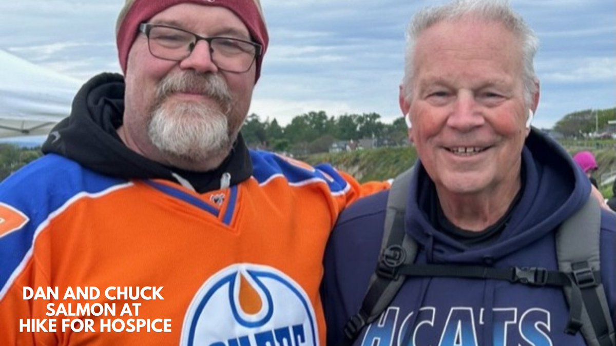 On May 4, dozens of hikers like Chuck Salmon will be at our annual Hike for Hospice, a 3.5km family-friendly walk starting at Willows Park in Oak Bay.  

Read more about Chuck's story here:  victoriahospice.org/chuck-salmon-w… 
Register here: secure3.convio.net/vh/site/TR/Eve…