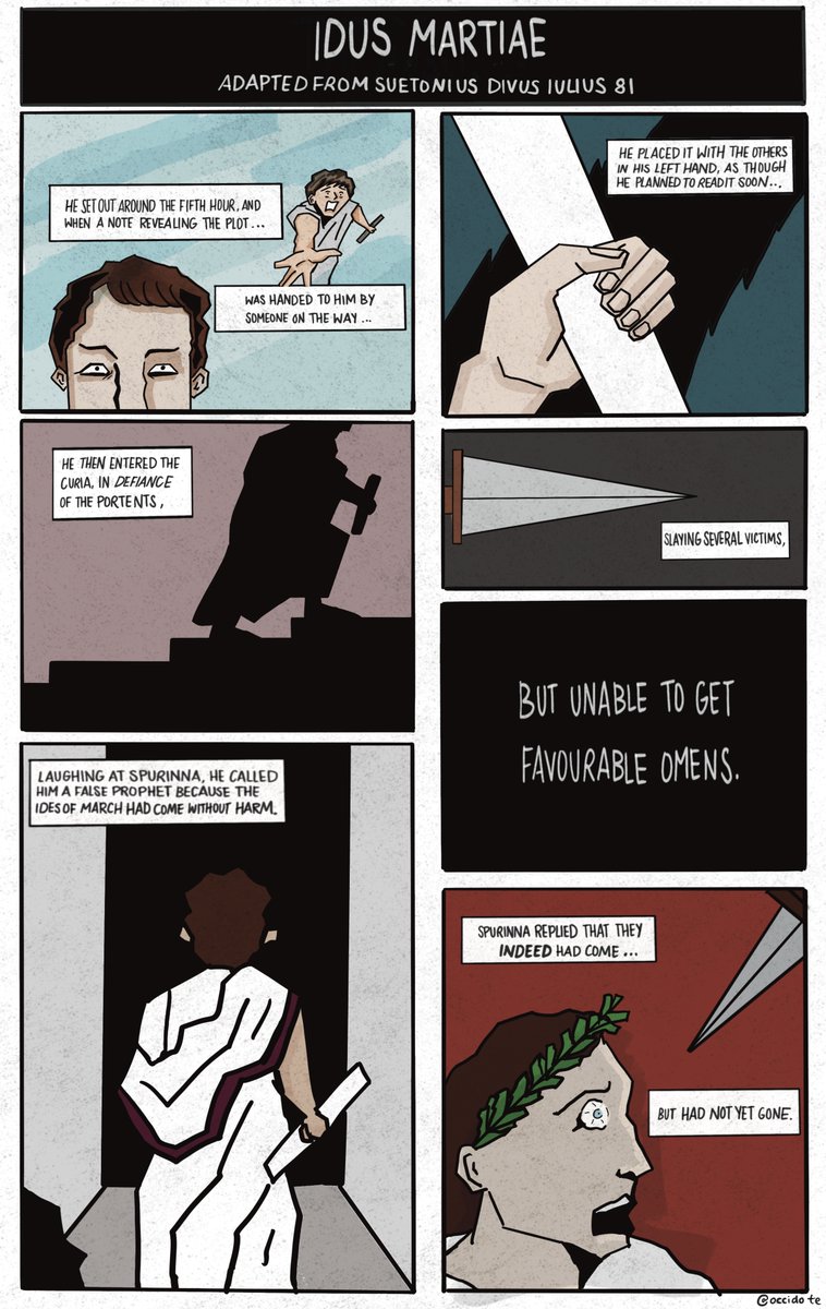 The Ides have come... but they haven't yet gone. 
Adapted from Suetonius Divus Iulius 81 :)