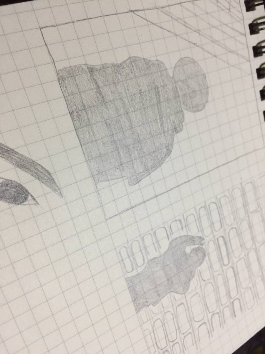 Anino niya lang kaya ko i-drawing, eh. 

#silhouetteart