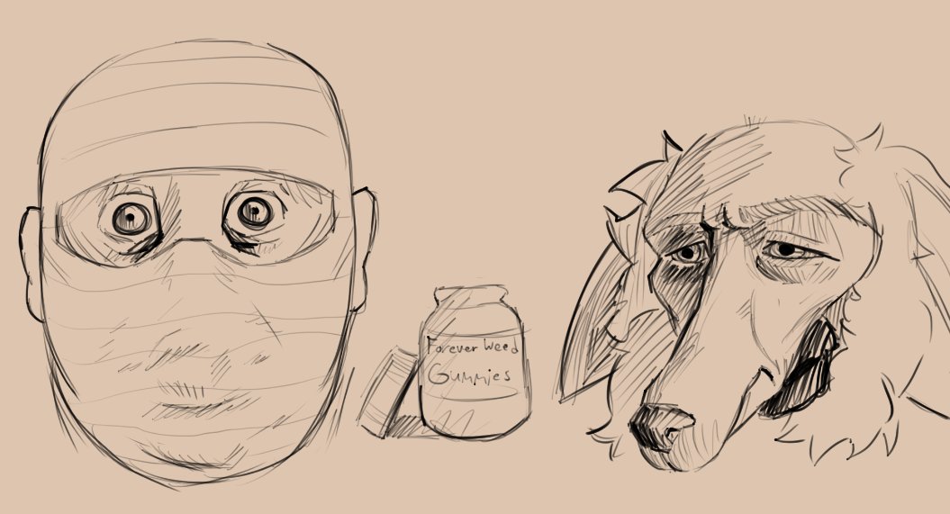 Sketches of friends 