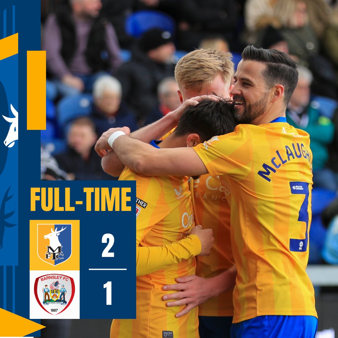 mansfieldtownfc's tweet photo. THREE POINTS AT ONE CALL STADIUM!!! 👊 https://t.co/aGH86agg8B