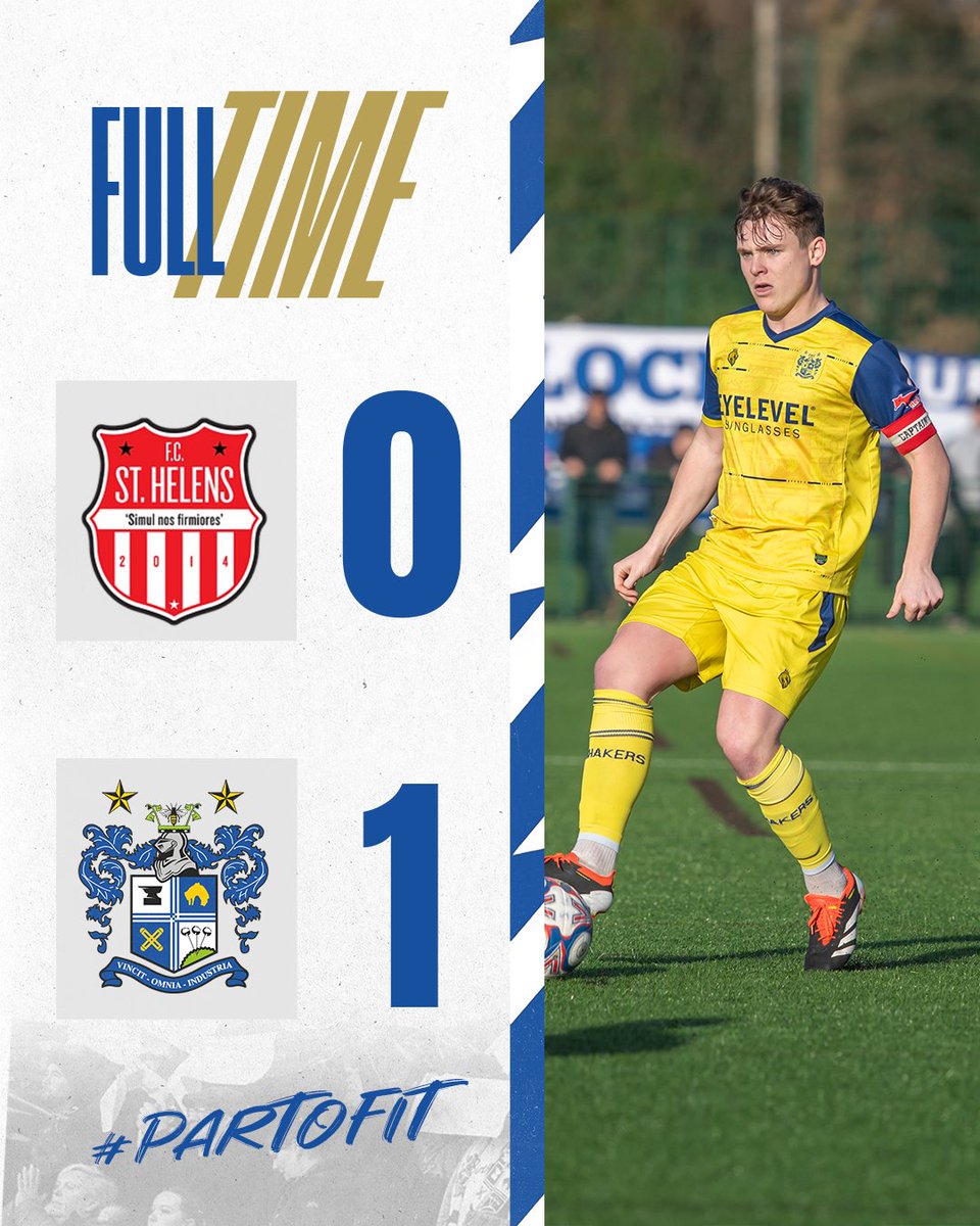 buryfcofficial's tweet image. ⏱️ FT’ 🔴 FC St Hel 0 🆚 1 Shakers 🟡

Thats it full time and The Shakers make it 10 league wins in a row, courtesy of a first half Cam Fogerty strike!

#BuryFC | #PartOfIt
