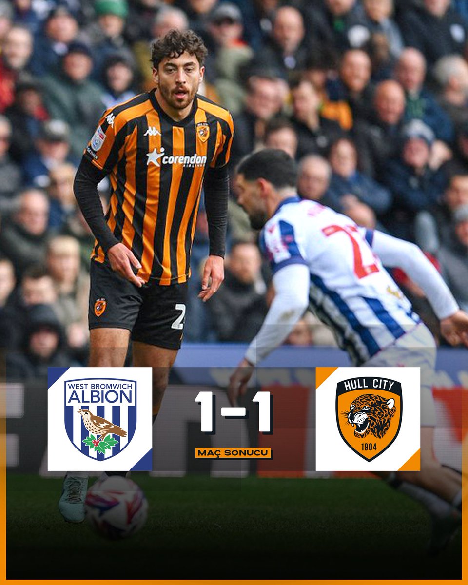 Maç Sonucu | 🔵 1-1 🐯

🟠⚫ Karşılıklı gollerin sahne aldığı maçta kazanan çıkmadı.

#hcafc
