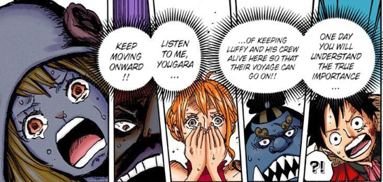 AllBlueTiger's tweet photo. Wanna know a funny thing I just learned? "Sulong" apparently means "move forward" in Tagalog, aka what Carrot is told by Pedro before he dies and she goes Sulong. No wonder she loses the form when she goes backwards to fight Peros in Wano. This would've made my video simpler... https://t.co/sxW7Wg7zfR