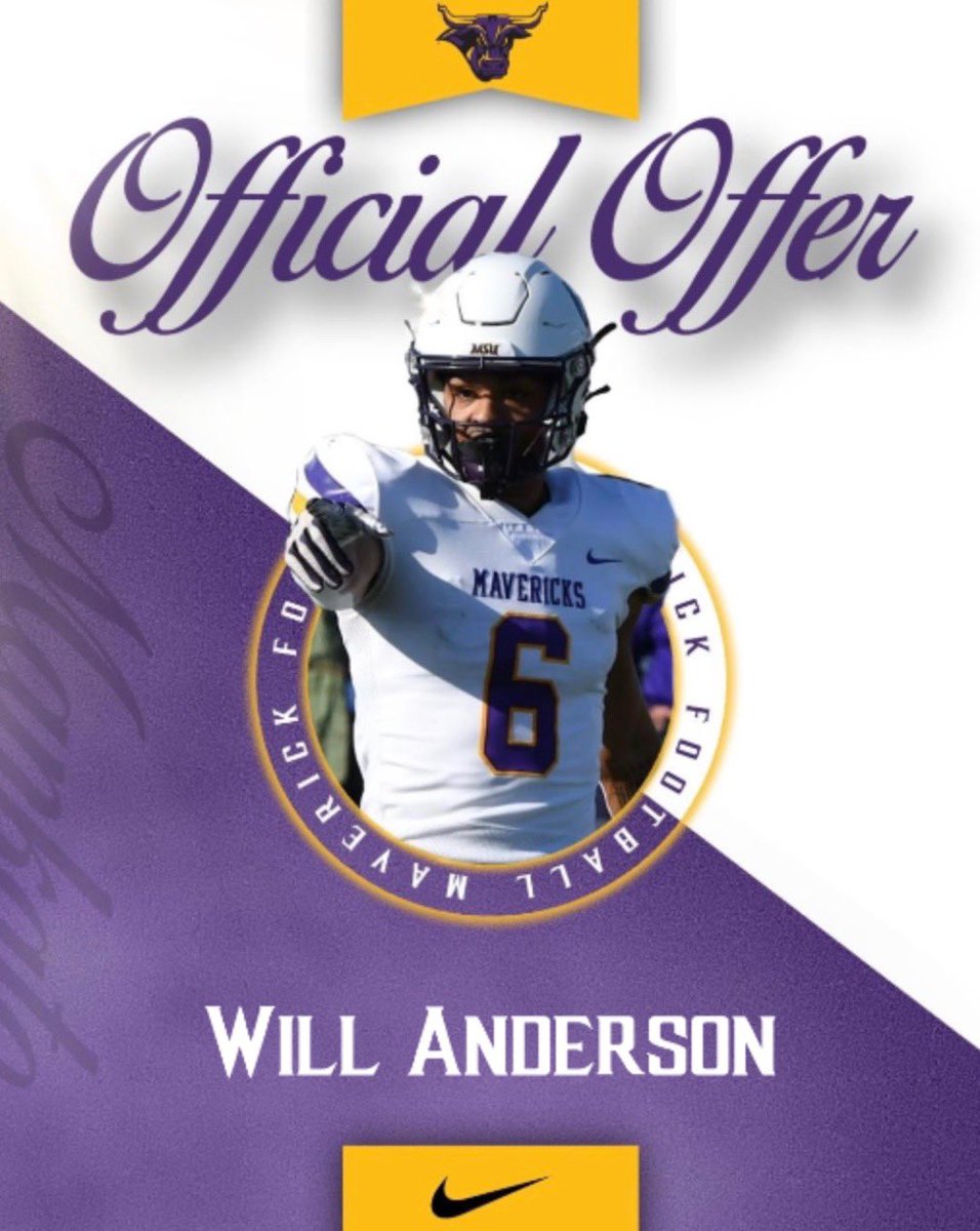 Will Anderson (@willanderson16_) on Twitter photo After a great conversation with <a href="/CoachIsaiahR/">Isaiah Ramsey</a> I’m blessed to receive an offer from Minnesota State University Mankato! @pro_p_omaha <a href="/bwfootballcoach/">Michael Huffman</a> <a href="/jteigland/">John Teigland</a> <a href="/Warren_Academy/">Warren Academy</a> <a href="/BellevueWestFB/">Bellevue West Football</a> <a href="/MinnStFootball/">Minnesota State Football</a> <a href="/CoachSchlichte/">Ryan Schlichte</a> After a great conversation with <a href="/CoachIsaiahR/">Isaiah Ramsey</a> I’m blessed to receive an offer from Minnesota State University Mankato! @pro_p_omaha <a href="/bwfootballcoach/">Michael Huffman</a> <a href="/jteigland/">John Teigland</a> <a href="/Warren_Academy/">Warren Academy</a> <a href="/BellevueWestFB/">Bellevue West Football</a> <a href="/MinnStFootball/">Minnesota State Football</a> <a href="/CoachSchlichte/">Ryan Schlichte</a>