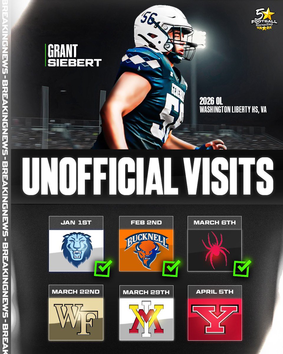 Spring Visit Schedule!! <a href="/PrepRedzoneVA/">Prep Redzone Virginia</a> <a href="/NPCoachZim/">Donnie Zimmerman</a> <a href="/carljfred/">Carl Frederick</a> <a href="/CoachDonDukes/">Donny Smith</a> <a href="/tdhald/">Todd Haldis</a> <a href="/coach_hadac/">Coach Isaac</a> <a href="/5StarFBRecruits/">5 Star Football Recruiting</a> <a href="/WLFootball/">W-L Football</a>