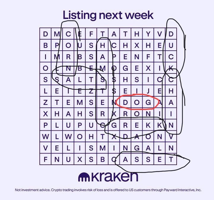 verseveee's tweet photo. @cryptolution @krakenfx Maybe they list something else who knows😅 https://t.co/6rHTm2rz7p