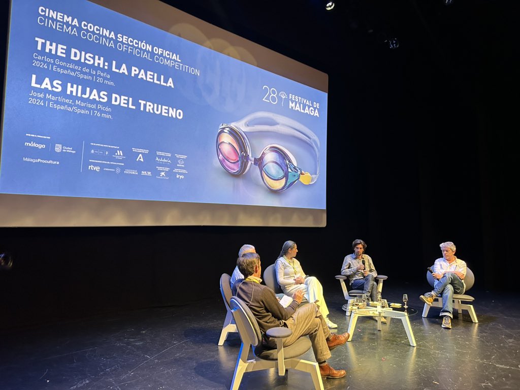 Hoy se han presentado los cortometrajes: 

🎬 ‘The Dish: la paella’ de Carlos González de la Peña

🎬 ‘Las hijas del trueno’ de Pepe Martínez y Marisol Picón