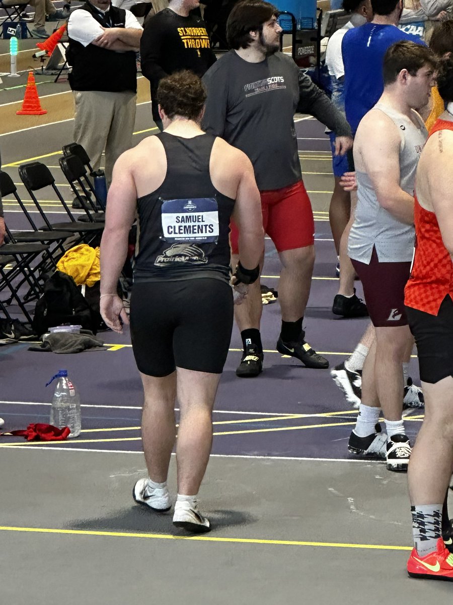 MightyCaseyClem's tweet photo. Such an amazing experience for @sclements52 and his @nwutfxc teammates! Sam is finishing his first NCAA DIII Indoor Championship at 17th in the Nation! The sky is the limit! #onlyafreshman #D3tf #d3throwers @D3GloryDays @d2mart @NickWhyman @usatfnebraska @PrepRunningNerd https://t.co/r3ITk2YD4J