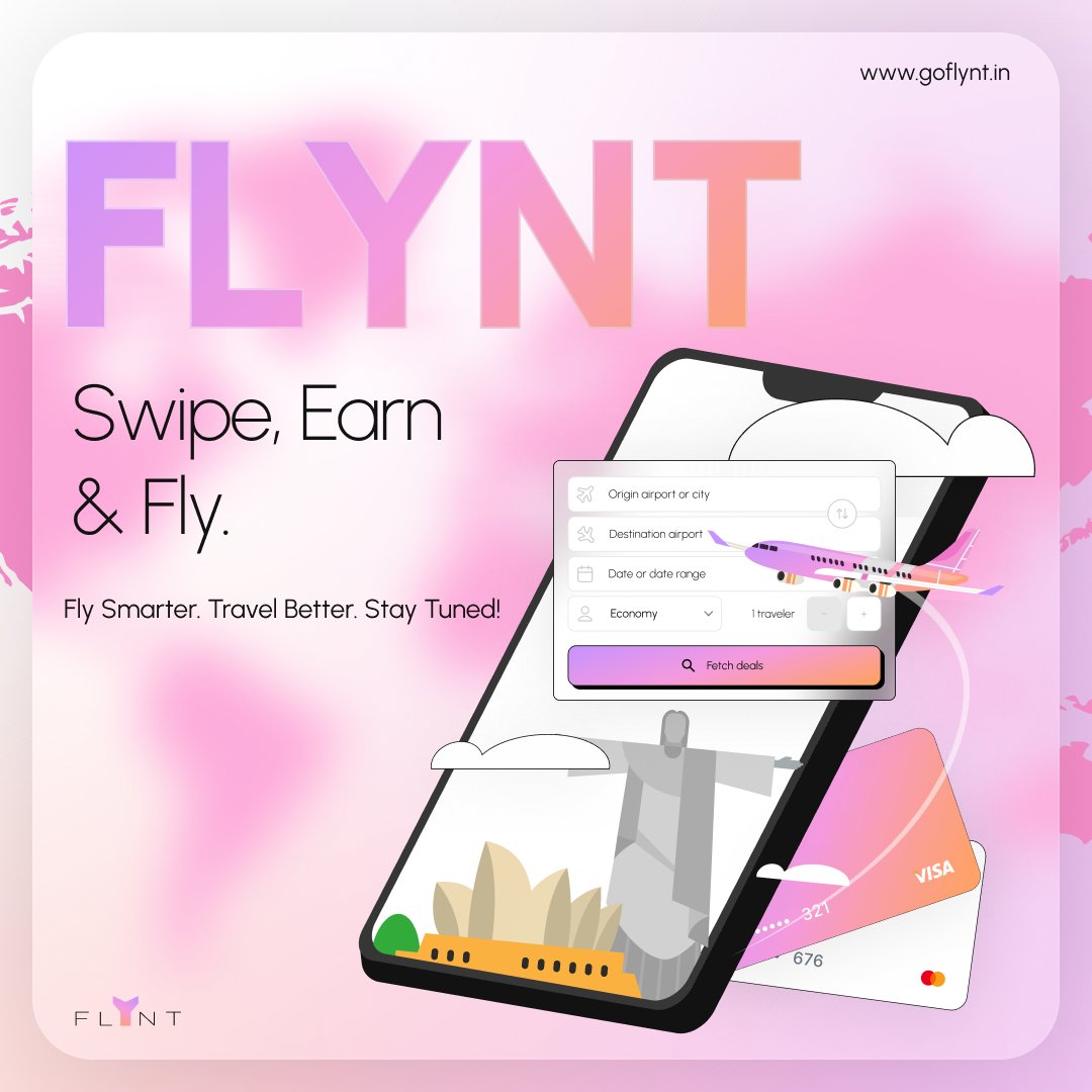 FlyntIndia's tweet photo. Something Game-Changing is Landing Soon!
We’re making travel smarter, and it’s happening soon. Stay tuned for the next big thing in flight bookings! ✈️🔥
#FlyWithPoints #StayTuned #creditcard
#Flynt #FlySmarter #airindia #indigo #spicejet #goair https://t.co/RbUX3bwECa