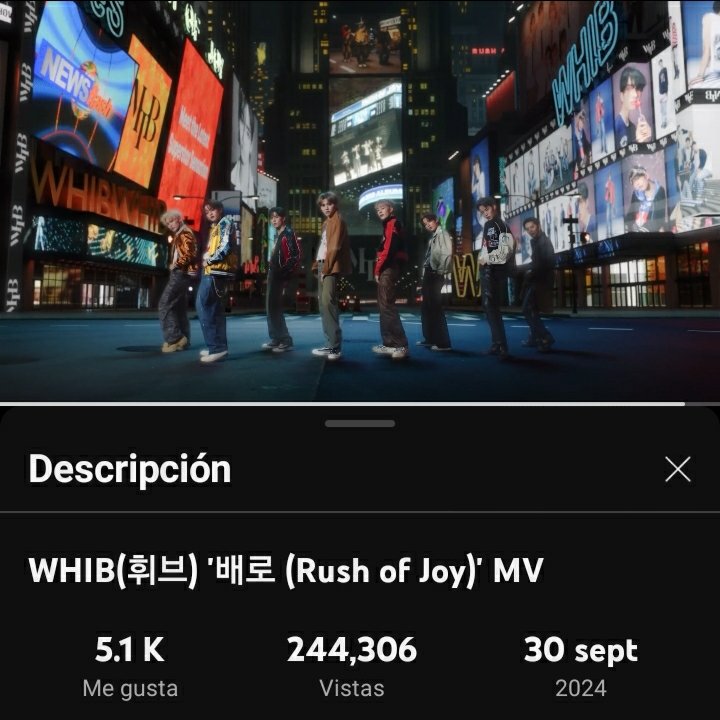 WHIBstreams's tweet photo. [STREAM] WHIB's 'Rush Of Joy' MV on YouTube:

Views: 244,306

Goal: 300,000

Please Don't stop watching. 🫶🏻

🎥: https://t.co/OD7gSAwuNN

#WHIB #휘브 
#RushOfJoy #3rdSINGLEALBUM https://t.co/yaQ5oXXzFO
