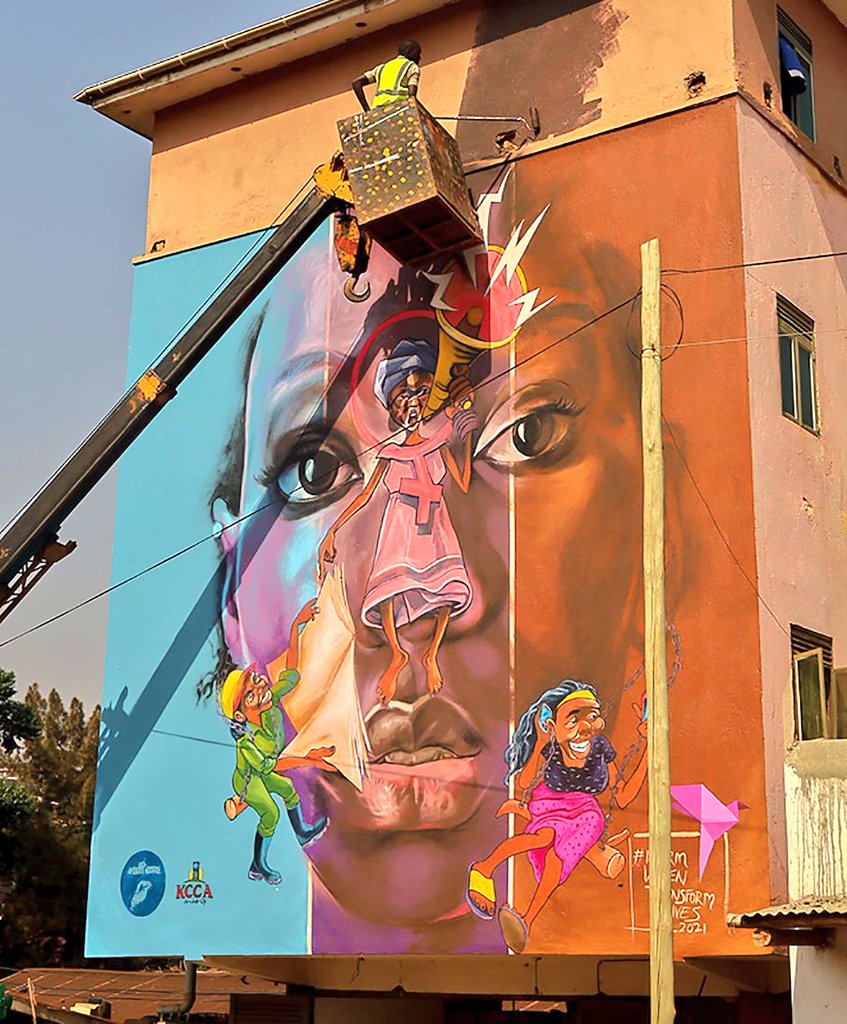 TourKampala's tweet photo. Kampala is a city filled with unique paintings that speaks a lot of words as you walk along!😍😍

Discover more hidden pieces of art in the city of 7 hills and fill your soul with serious life lessons! 
Start your Kampala Adventure tour with us today😍🇺🇬🎉🎉

📍Photo📸 Kwiz Era https://t.co/j6cNbvnA4C
