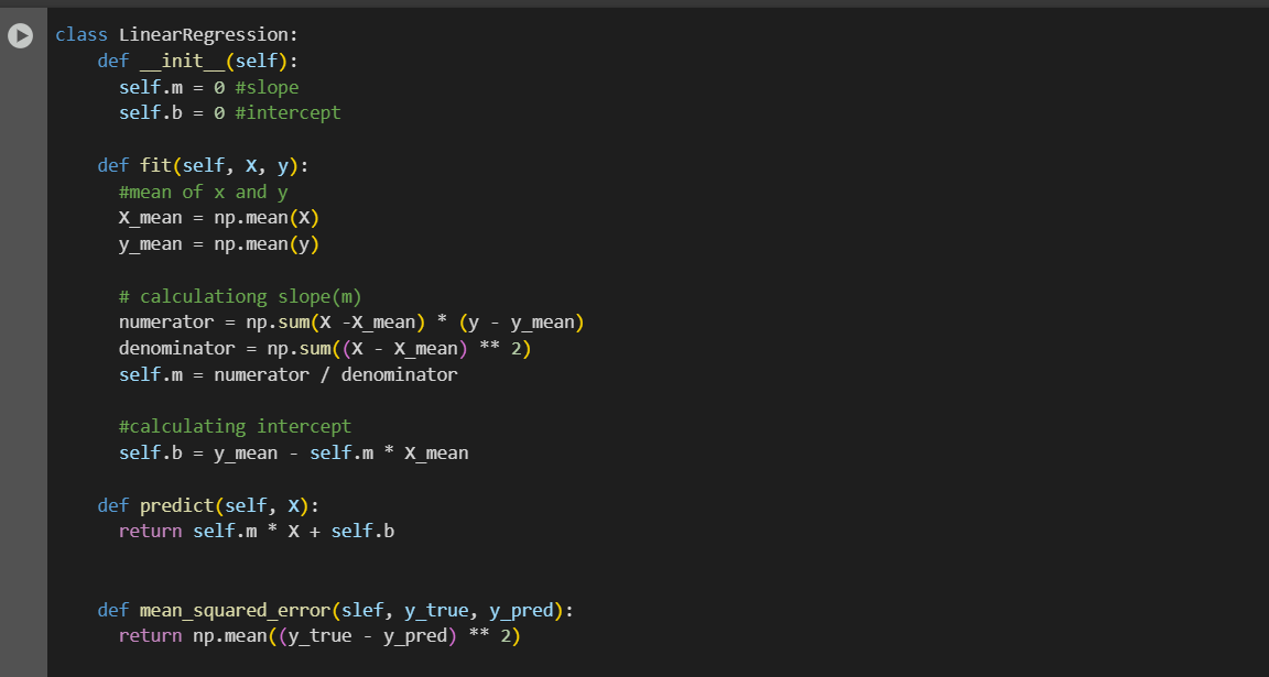 DigvijaySingh1_'s tweet image. I’m excited to share an update on my recent work with Linear Regression from Scratch in Python! 

 ✅ Implemented Linear Regression using NumPy
 and OLS method
 ✅ Visualized results with Matplotlib
#MachineLearning #Python #LinearRegression #AI #Coding