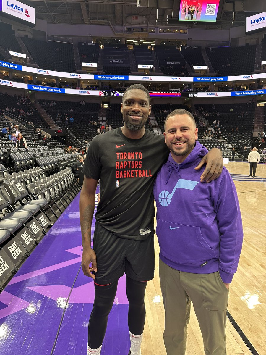 Mat MacDonald (@mat_macdonald) on Twitter photo Great to catch up last night. Jazz and Raptors have such positive cultures - coaching staffs are doing an amazing job.
The <a href="/ES_Skyhawks/">Elizabeth Sutherland</a> team back together again! Mr. Ming!
#Raptors
#TakeNote Great to catch up last night. Jazz and Raptors have such positive cultures - coaching staffs are doing an amazing job.
The <a href="/ES_Skyhawks/">Elizabeth Sutherland</a> team back together again! Mr. Ming!
#Raptors
#TakeNote