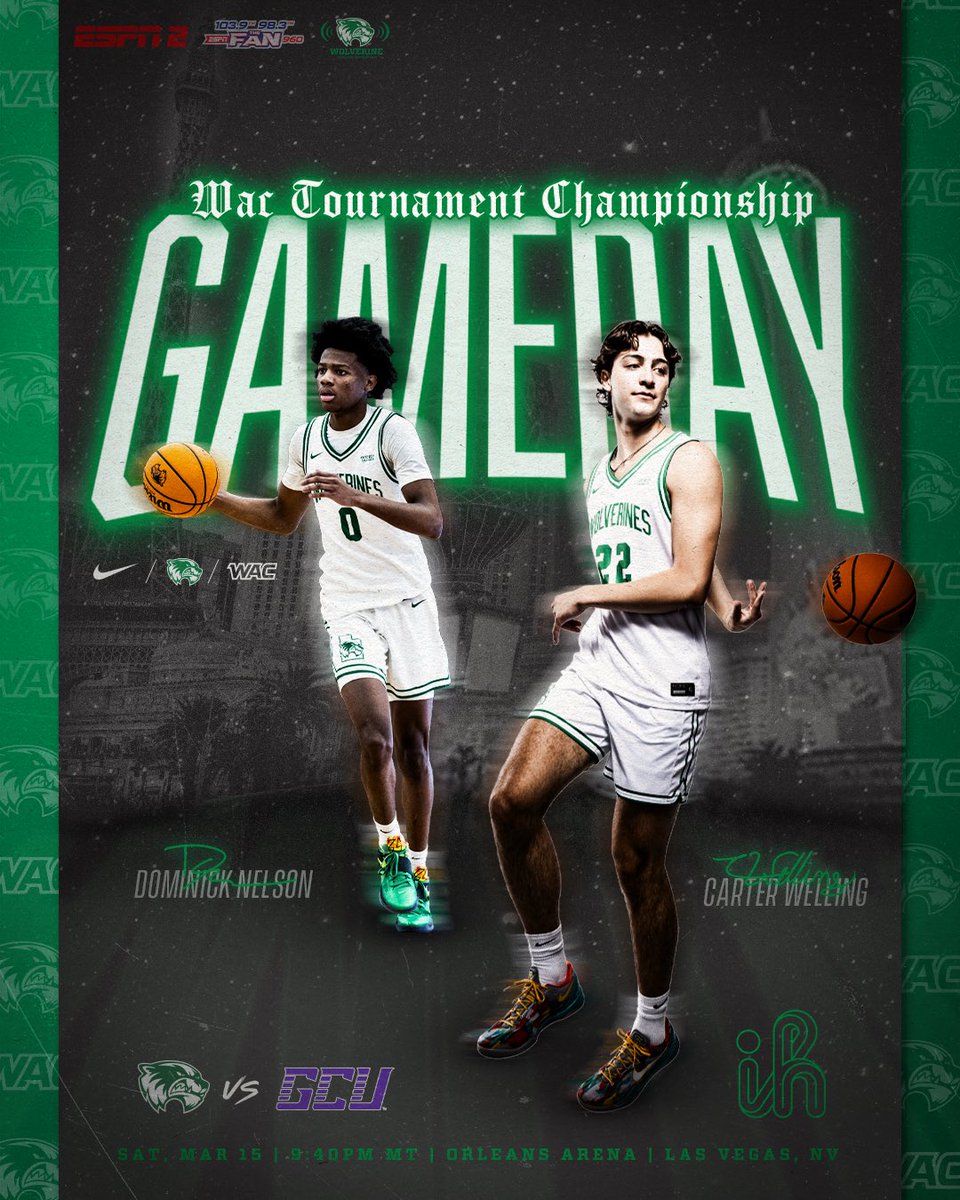 UVUmbb's tweet photo. CHAMPIONSHIP GAMEDAY presented by Intermountain Health! 

#GoUVU | #ValleyForged | #WACvegas https://t.co/uILfGg2AC8