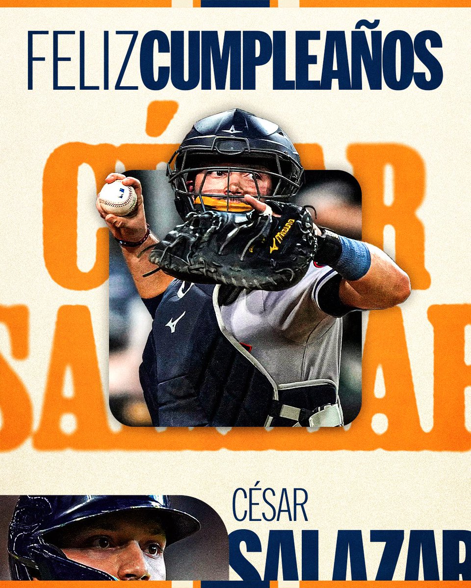 ¡Feliz cumpleaños, César 🥳🥳🥳!
El catcher sonorense está teniendo un gran Spring Training y hoy celebra sus 29 años.