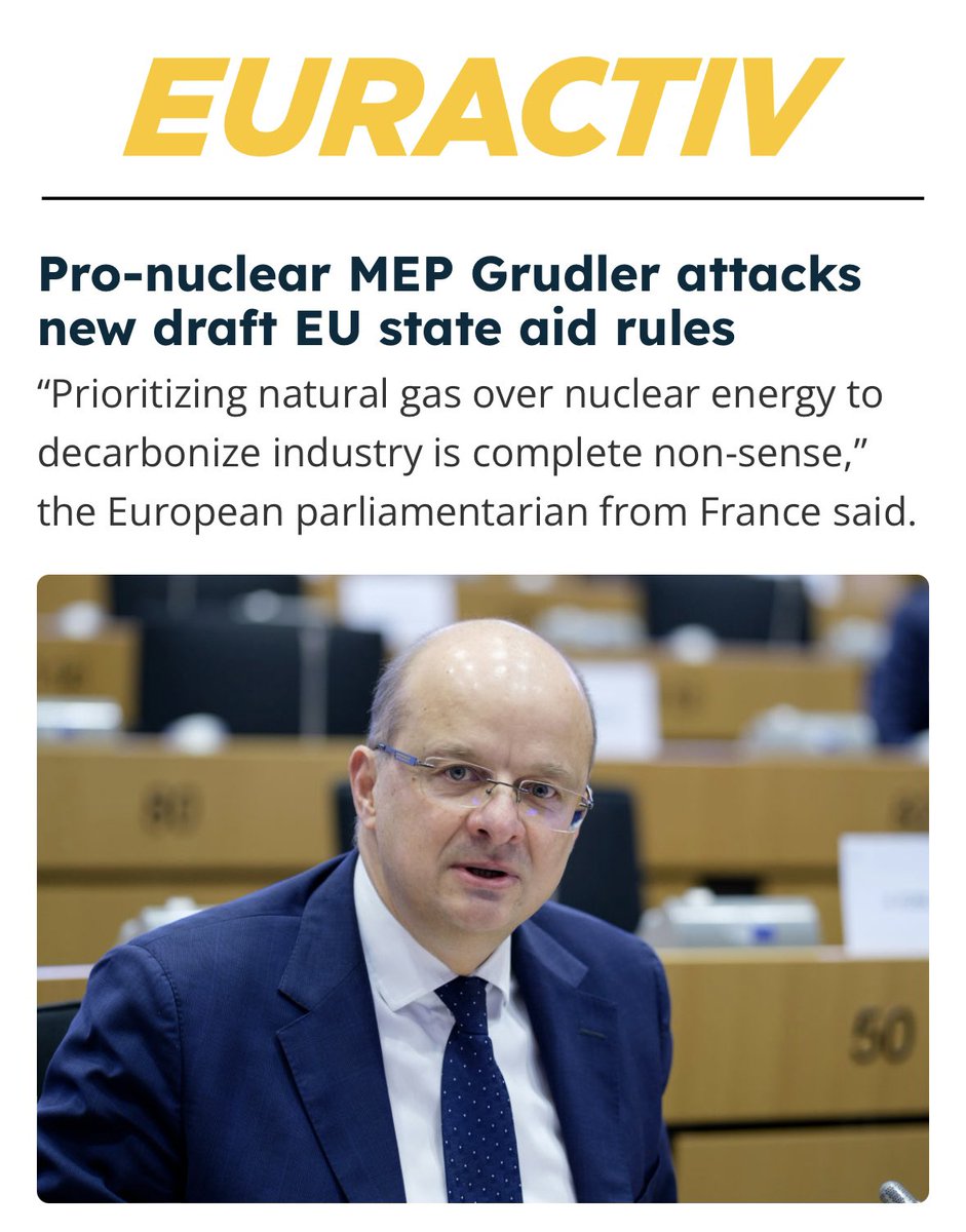 sollidnuclear's tweet image. Natural gas is prioritized over nuclear energy. Welcome to 2025 🫠

It’s obvious that a strong sentiment against nuclear still exists within the EU.

This might be one of the most important times in modern history, why equal support for all clean energy technologies is crucial.