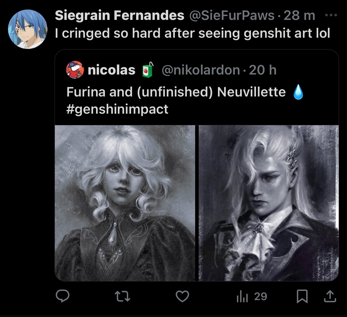 es_pikopikola's tweet photo. Some people on this app see the most gorgeous art known to a man and still choose to publicly qrt the artist with some comment like this https://t.co/ge2V7s2PI6