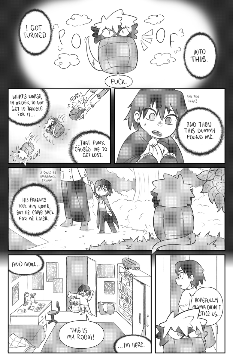 des_exe's tweet image. As promised, here&apos;s my comic for @krbkhdzine !! 
Pages 1 &amp;amp; 2!
#kiribaku #krbk #dynamy