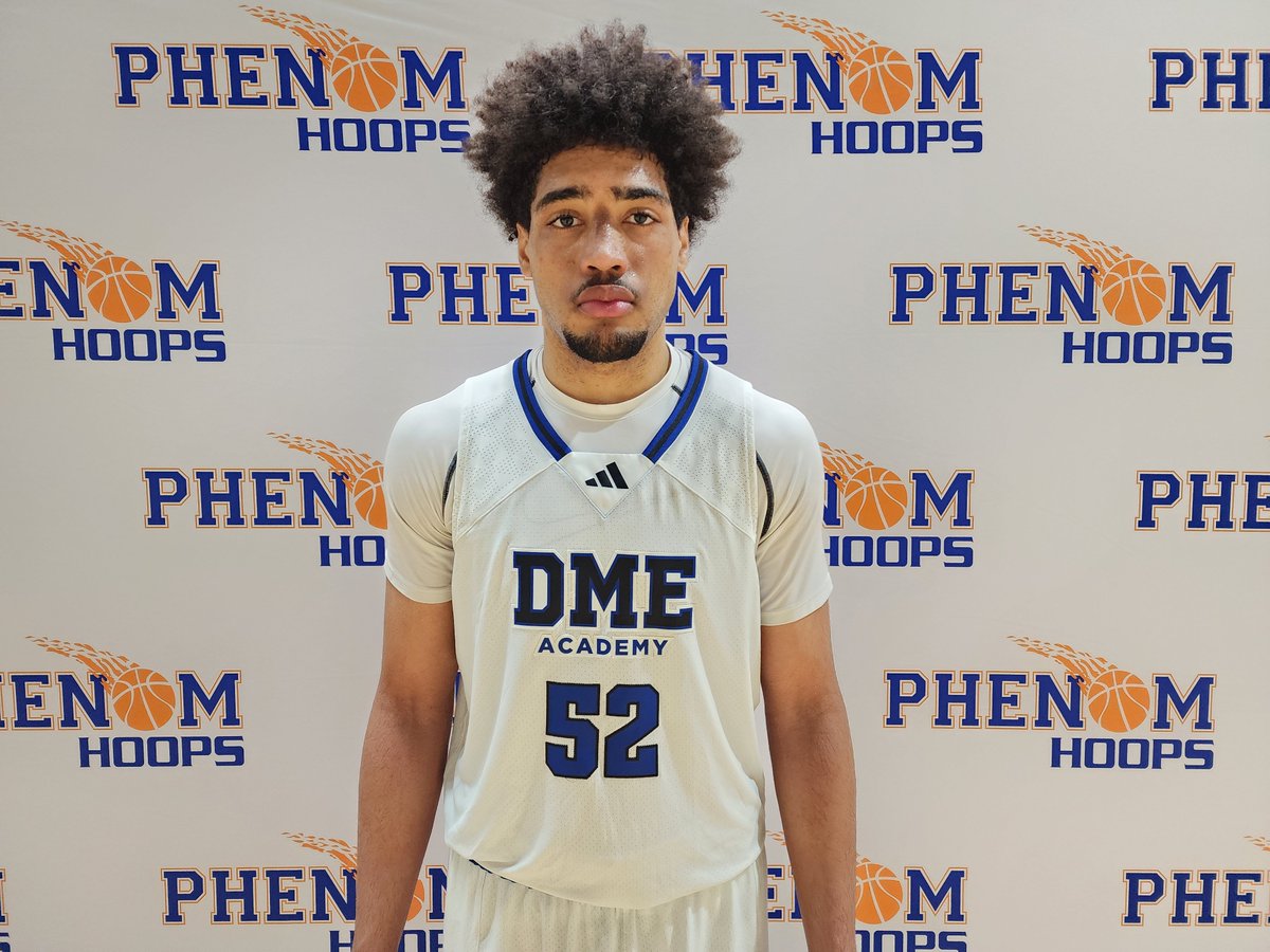 2025 6'10 Vincent Stewart <a href="/DMEAcademyMBB/">DME Academy Men's Basketball</a> was PHYSICAL today... couldn't keep him off the boards, embraced contact and got to the line a ton, and really made it tough for the defense to slow him down. Finished with 28 points. #PhenomPGNationals