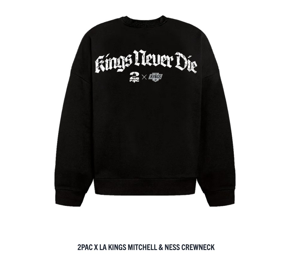 2PAC's tweet image. 2pac x @lakings merch now on sale - click here to shop now: shop.2pac.com