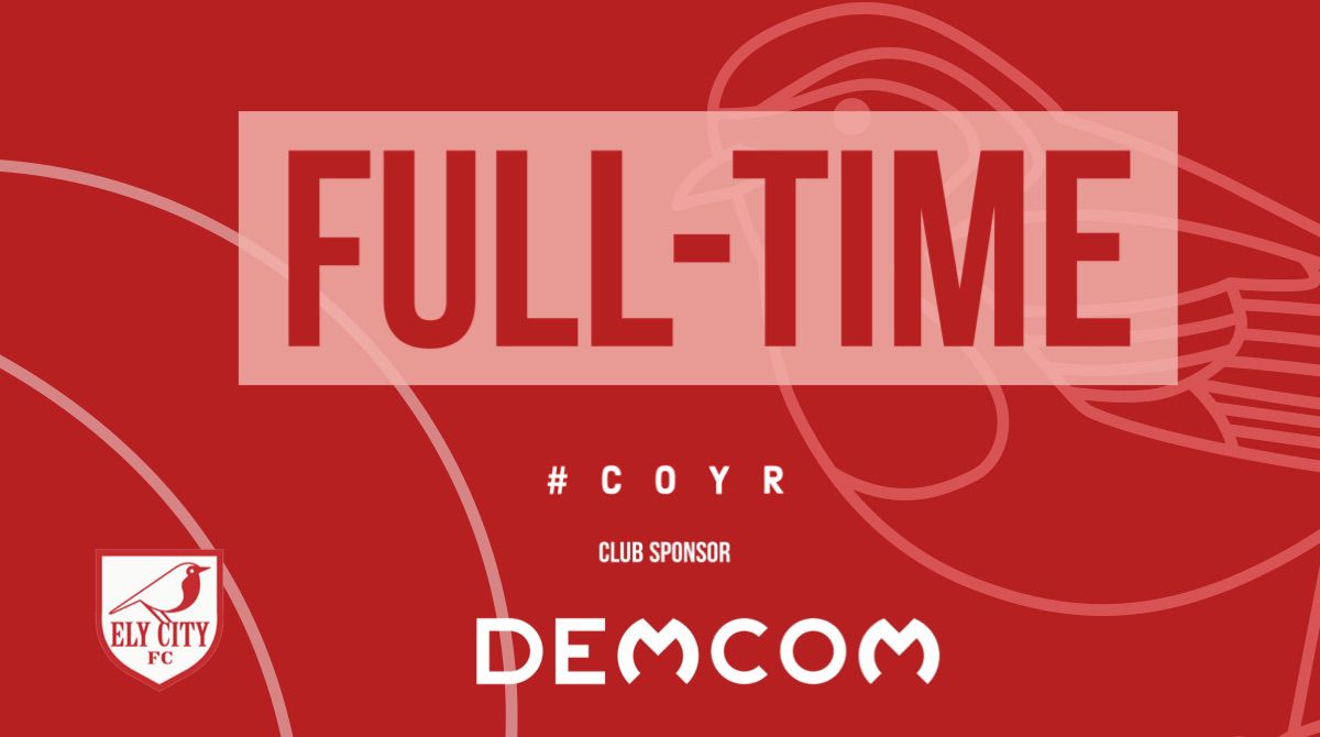 Full-Time Walsham Le Willows 1 Ely City 3. Goals scored by Lawal, Brown &amp; Friend 🔴⚪️