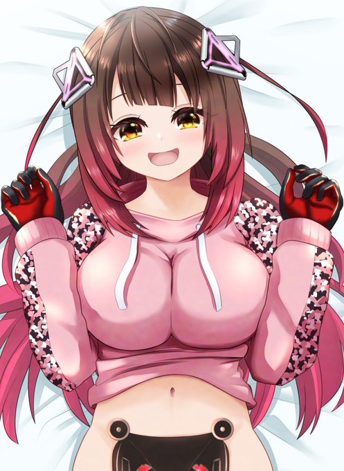 Skeb納品しました! 
ロボ子さんにお腹見せてもらうイラストです。 
ご依頼ありがとうございました!! 