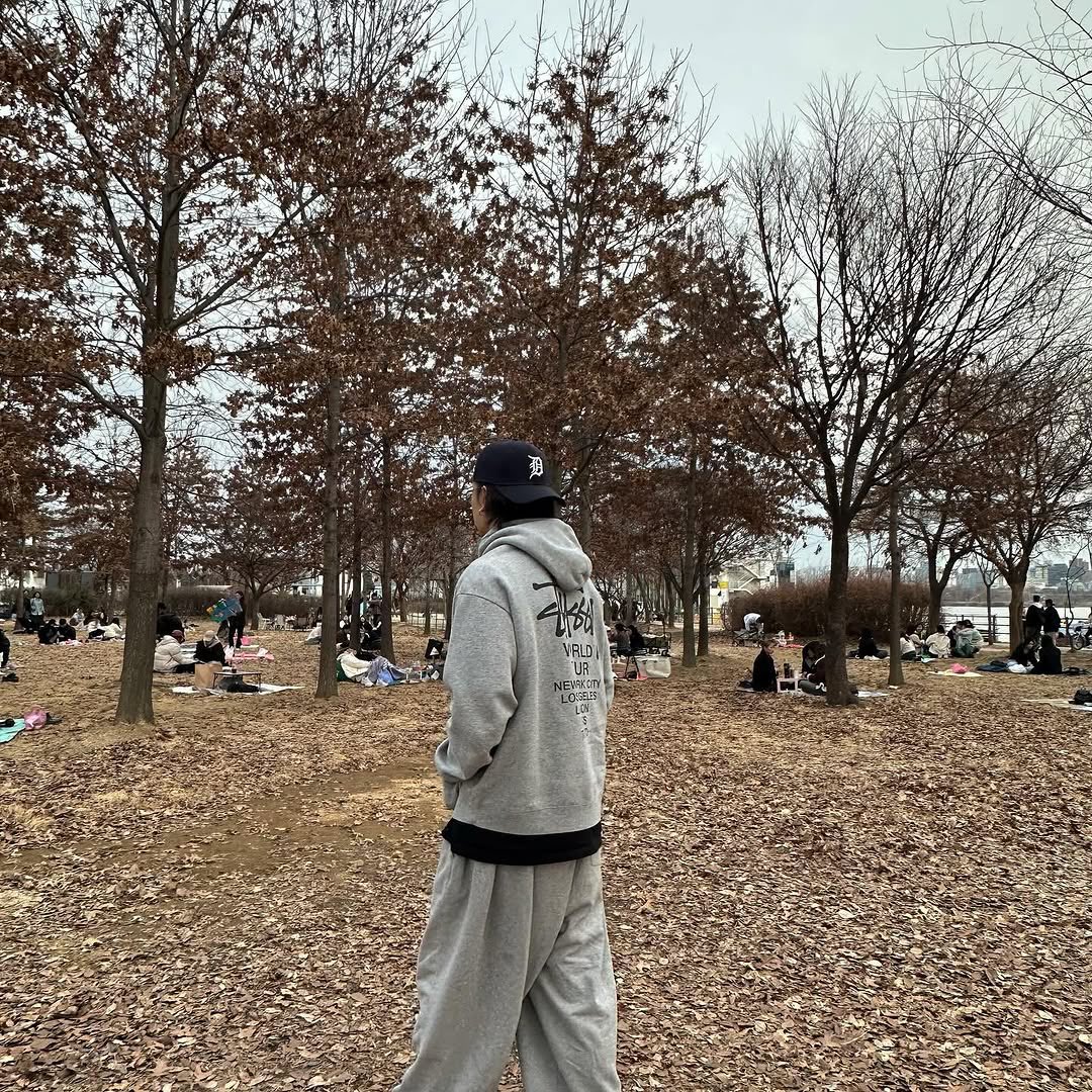woomibn's tweet photo. The way the trees let go of their leaves so gracefully reminds me that maybe letting go can be beautiful too. https://t.co/nnvUxOpcl8