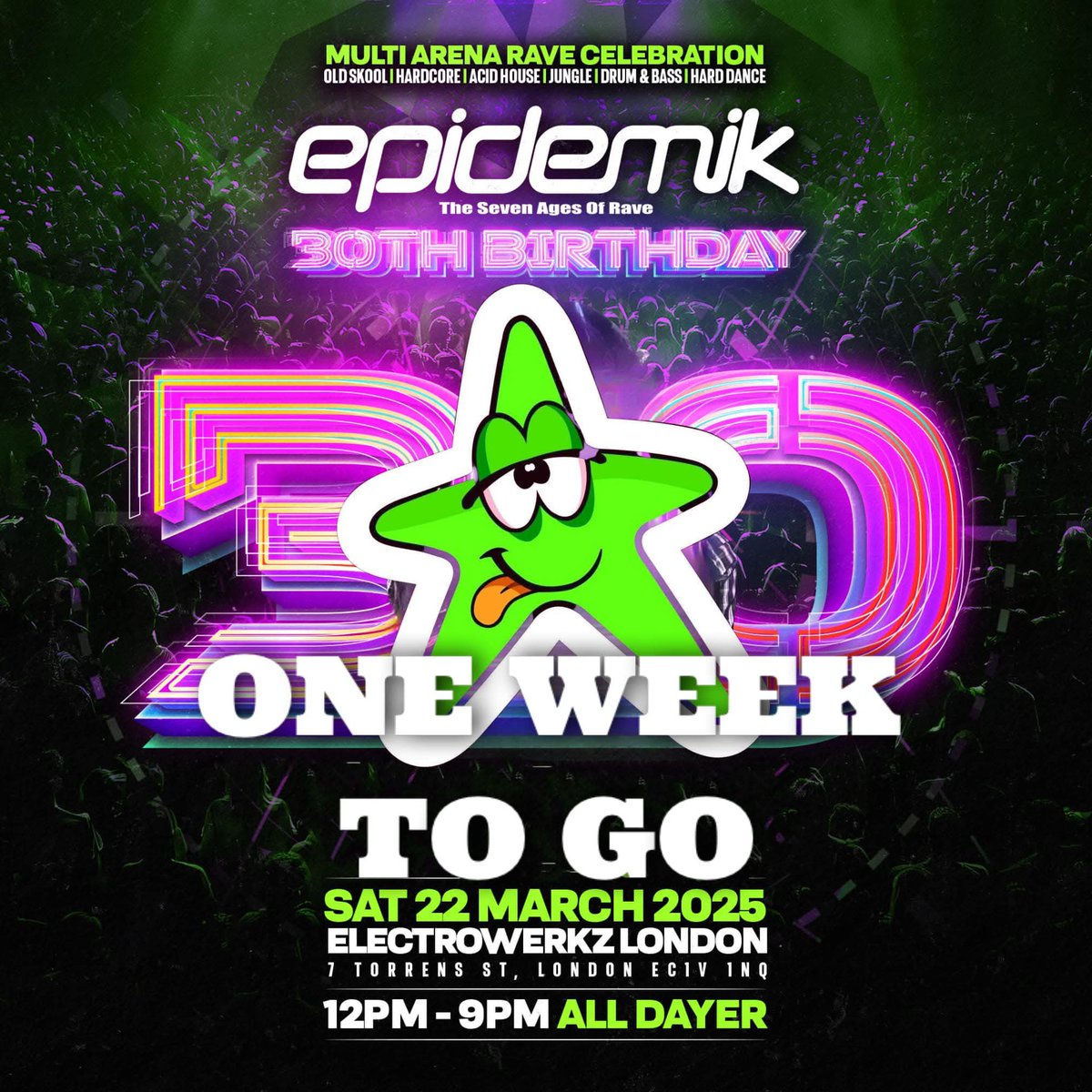 grantepidemik (@grantepidemik) on Twitter photo One week to go epidemik london <a href="/epidemiklondon/">Epidemik</a> <a href="/DJBillyBunter/">BILLY DANIEL BUNTER</a> <a href="/djbrockie/">dj brockie</a> <a href="/shabbadan/">MC SHABBAD πππππ</a> <a href="/RatpackUK/">RatPack</a> <a href="/CharlottDevaney/">Charlotte Devaney</a> <a href="/GROOVERIDERDJ/">GROOVERIDER</a> <a href="/fabioandgroove/">Fabio & Grooverider</a> One week to go epidemik london <a href="/epidemiklondon/">Epidemik</a> <a href="/DJBillyBunter/">BILLY DANIEL BUNTER</a> <a href="/djbrockie/">dj brockie</a> <a href="/shabbadan/">MC SHABBAD πππππ</a> <a href="/RatpackUK/">RatPack</a> <a href="/CharlottDevaney/">Charlotte Devaney</a> <a href="/GROOVERIDERDJ/">GROOVERIDER</a> <a href="/fabioandgroove/">Fabio & Grooverider</a>