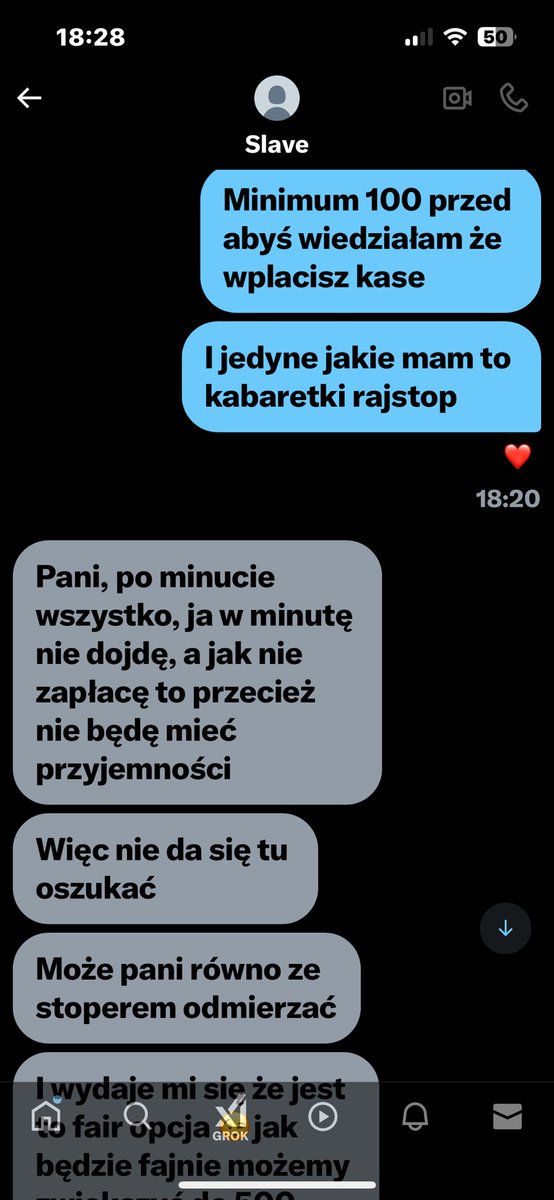 DominaDaria2's tweet photo. Kolejny śmieszny pies co myśli że to on dyktuje zasady. Hahahaha śmieszny jest i jak widzi że nic nie ugra to blokuje i ucieka z podkulonym ogonem. Post ku przestrodze. Pieski to nie wy mówicie jak ma być! #polishfindom #bankomat #moneyslave #paypig https://t.co/3LdLn2xOQp