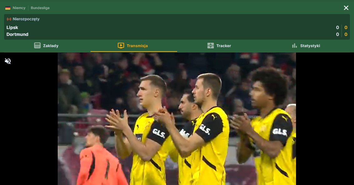 stspolska's tweet photo. Napisz w komentarzu BVB, a na 100% Borussia Dortmund wygra mecz z Lipskiem! 💛🖤
📺 Obstawiaj i oglądaj w #STSTV
👉 https://t.co/drjjKeXscs