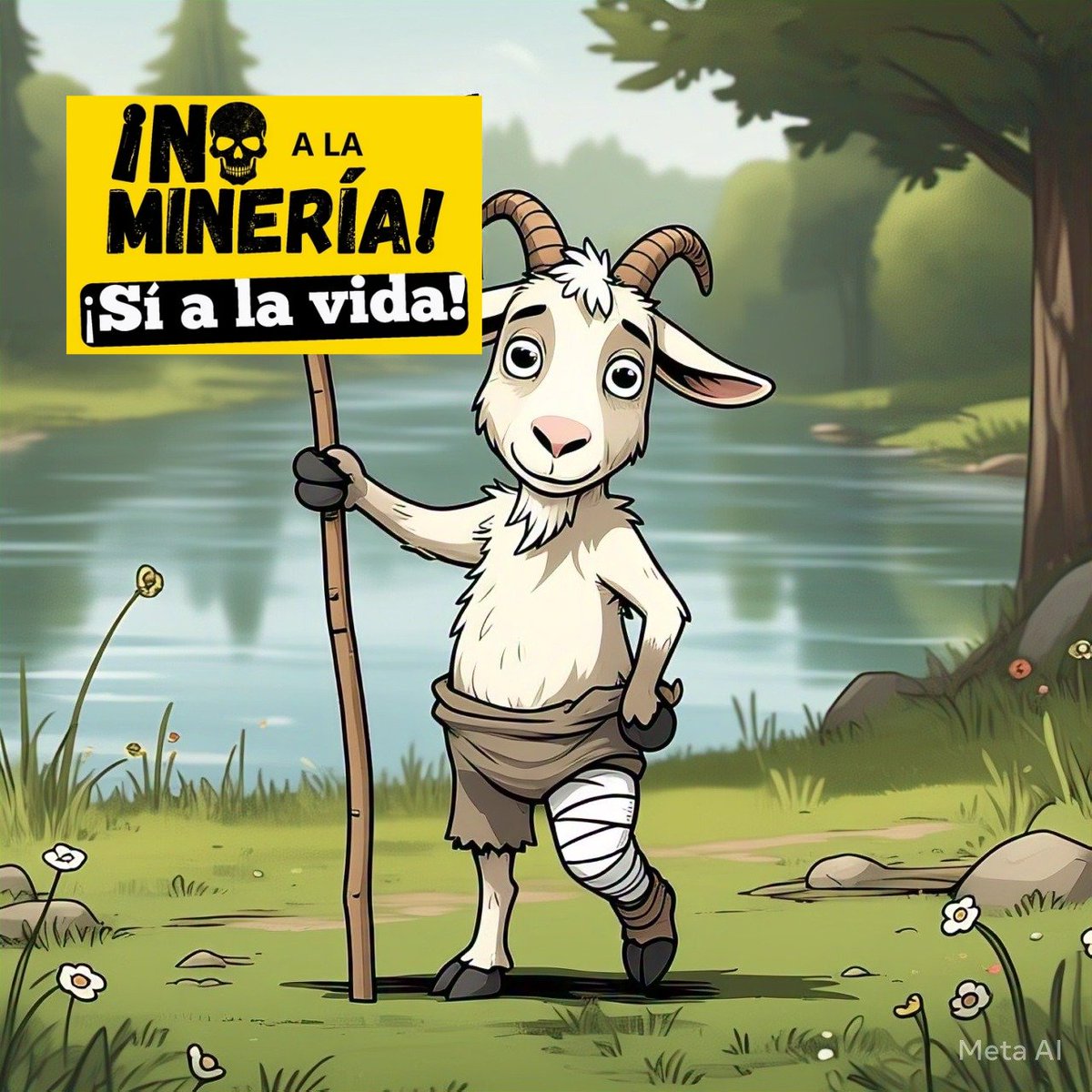 oskland10's tweet image. 🐐📢🇸🇻 | LA CHIVO QUEBRADA y todo #ElSalvador dice:
#NoALaMineríaEnElSalvador 
#NoALaMineríaSíALaVida 
#NoALaMinería 
#PlantonDigital