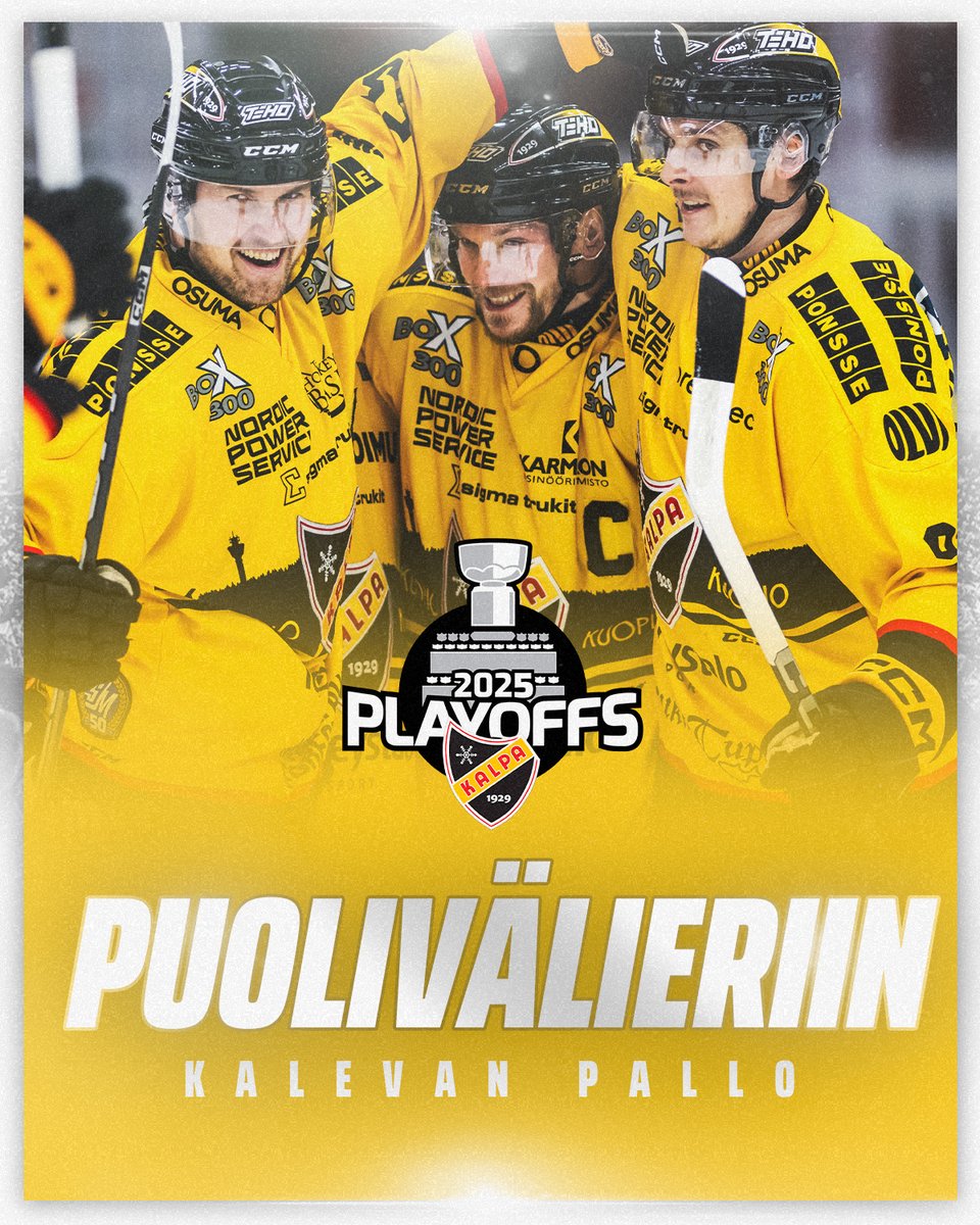 KalPa vie runkosarjan kolmannen sijan ja puolivälieräpaikan! 💪

#Liiga #KalPa